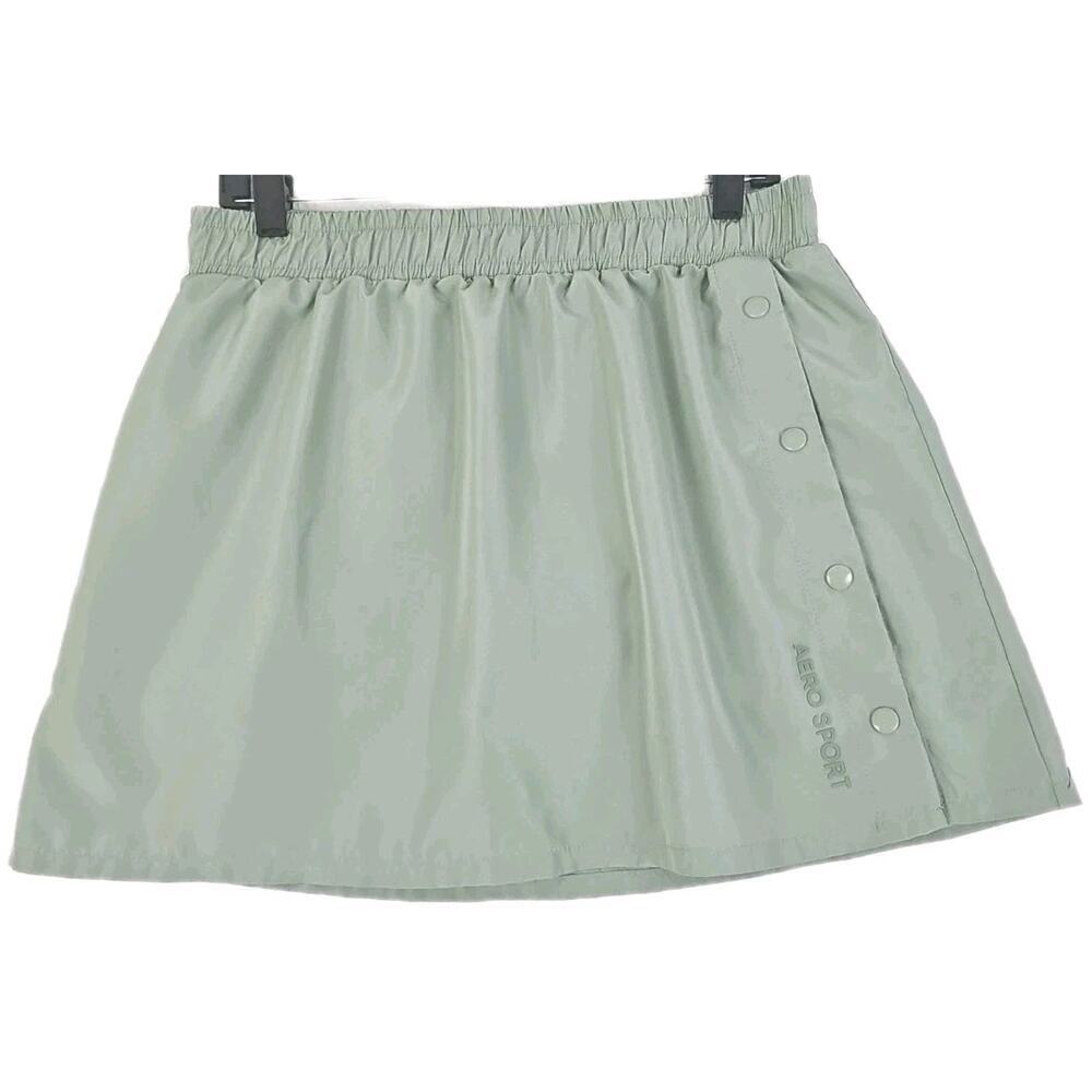 Aeropostale ~Woman Size M~ Light Green Tennis Golf Skort Mini Skirt w/Logo.